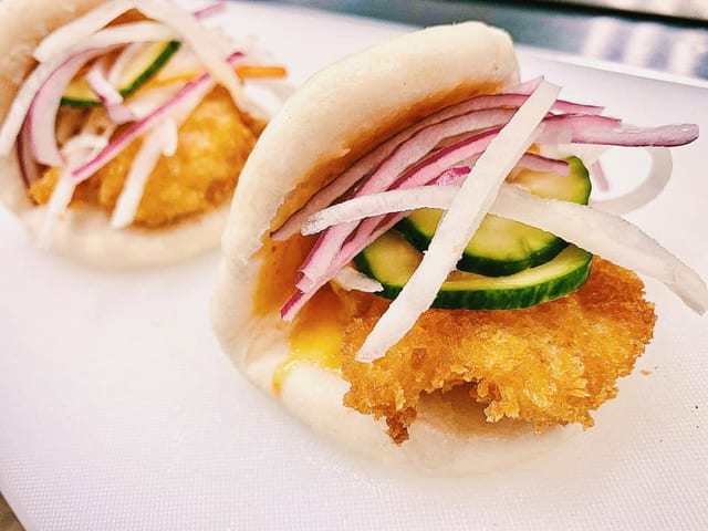 A2. Chicken Bao Bun.