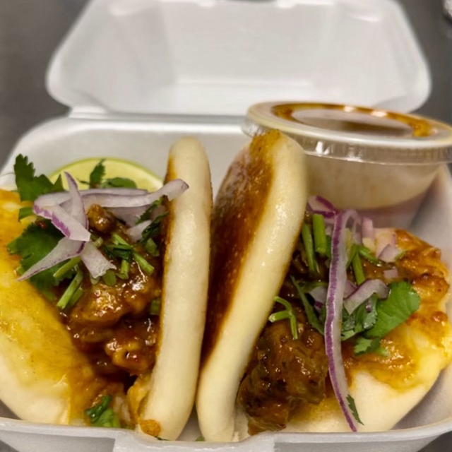 A3. Asian Birria Bao Bun.